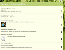 Tablet Screenshot of buenaspracticasenblogs.blogspot.com