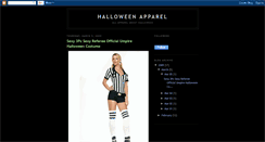 Desktop Screenshot of halloween-apparel.blogspot.com