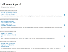 Tablet Screenshot of halloween-apparel.blogspot.com
