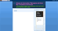Desktop Screenshot of mensajerosdelgranrey.blogspot.com