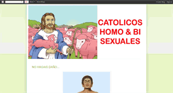 Desktop Screenshot of catolicoshomoybisexuales.blogspot.com