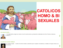 Tablet Screenshot of catolicoshomoybisexuales.blogspot.com