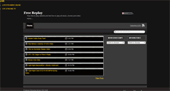 Desktop Screenshot of freereplay.blogspot.com