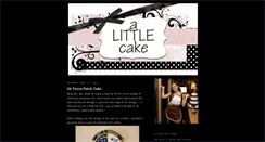 Desktop Screenshot of alittlecake.blogspot.com