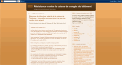 Desktop Screenshot of lutte-caisses-conges-batiment.blogspot.com