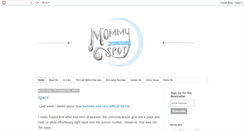 Desktop Screenshot of mommyonthespot.blogspot.com