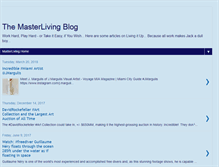 Tablet Screenshot of masterliving.blogspot.com