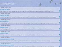 Tablet Screenshot of hisquietvoice.blogspot.com