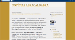 Desktop Screenshot of noticiasabracaldabra.blogspot.com