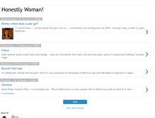Tablet Screenshot of honestlywoman.blogspot.com
