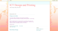 Desktop Screenshot of ictdesign.blogspot.com