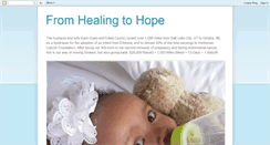 Desktop Screenshot of fromhealingtohope.blogspot.com