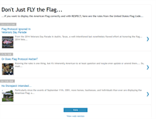 Tablet Screenshot of dontjustflytheflag.blogspot.com