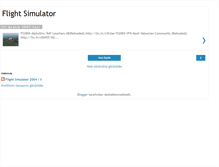 Tablet Screenshot of flightsimulatorturkiye.blogspot.com