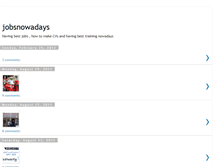 Tablet Screenshot of jobsnowadays.blogspot.com