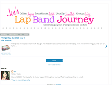 Tablet Screenshot of jenslapbandjourney.blogspot.com