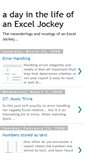 Mobile Screenshot of exceljockey.blogspot.com