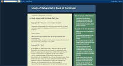 Desktop Screenshot of certitude-study.blogspot.com