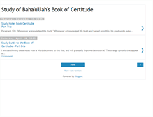 Tablet Screenshot of certitude-study.blogspot.com