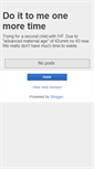 Mobile Screenshot of doittomeonemoretime.blogspot.com
