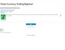 Tablet Screenshot of forexcurrencytradingbeginner.blogspot.com