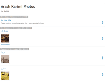 Tablet Screenshot of karimiarash.blogspot.com