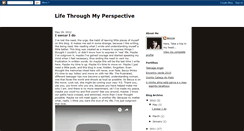 Desktop Screenshot of lifethroughmyperspective.blogspot.com