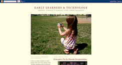Desktop Screenshot of earlylearnerstech.blogspot.com