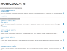 Tablet Screenshot of descargasparatupc.blogspot.com