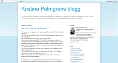 Desktop Screenshot of kristinapalmgren.blogspot.com