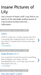 Mobile Screenshot of insanepicturesoflily.blogspot.com