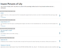 Tablet Screenshot of insanepicturesoflily.blogspot.com