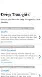 Mobile Screenshot of deepthoughtsgadget.blogspot.com