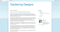 Desktop Screenshot of gardening-designs.blogspot.com