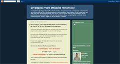 Desktop Screenshot of efficacite-personnelle.blogspot.com