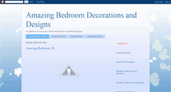 Desktop Screenshot of amazing-bedrooms.blogspot.com
