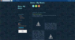 Desktop Screenshot of beno-music.blogspot.com