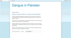 Desktop Screenshot of dangueinpakistan.blogspot.com