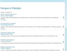 Tablet Screenshot of dangueinpakistan.blogspot.com