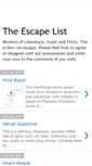 Mobile Screenshot of escapelist.blogspot.com