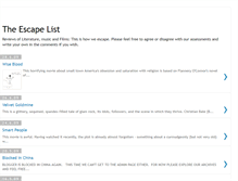 Tablet Screenshot of escapelist.blogspot.com