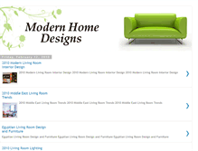 Tablet Screenshot of modern-home-designs.blogspot.com