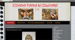 Desktop Screenshot of icoanatainasiculoare.blogspot.com