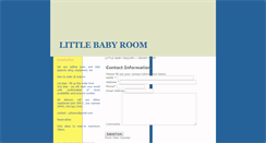 Desktop Screenshot of mylittlebabyroom.blogspot.com