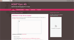 Desktop Screenshot of epicaokp.blogspot.com