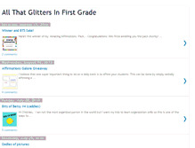 Tablet Screenshot of allthatglittersinfirstgrade.blogspot.com