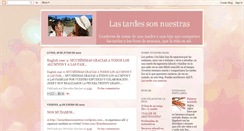 Desktop Screenshot of lastardessonnuestras.blogspot.com