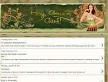 Tablet Screenshot of heygreengirl.blogspot.com