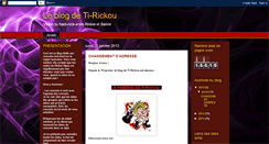 Desktop Screenshot of leblogdetirickou.blogspot.com