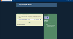 Desktop Screenshot of poshcomedywriter.blogspot.com